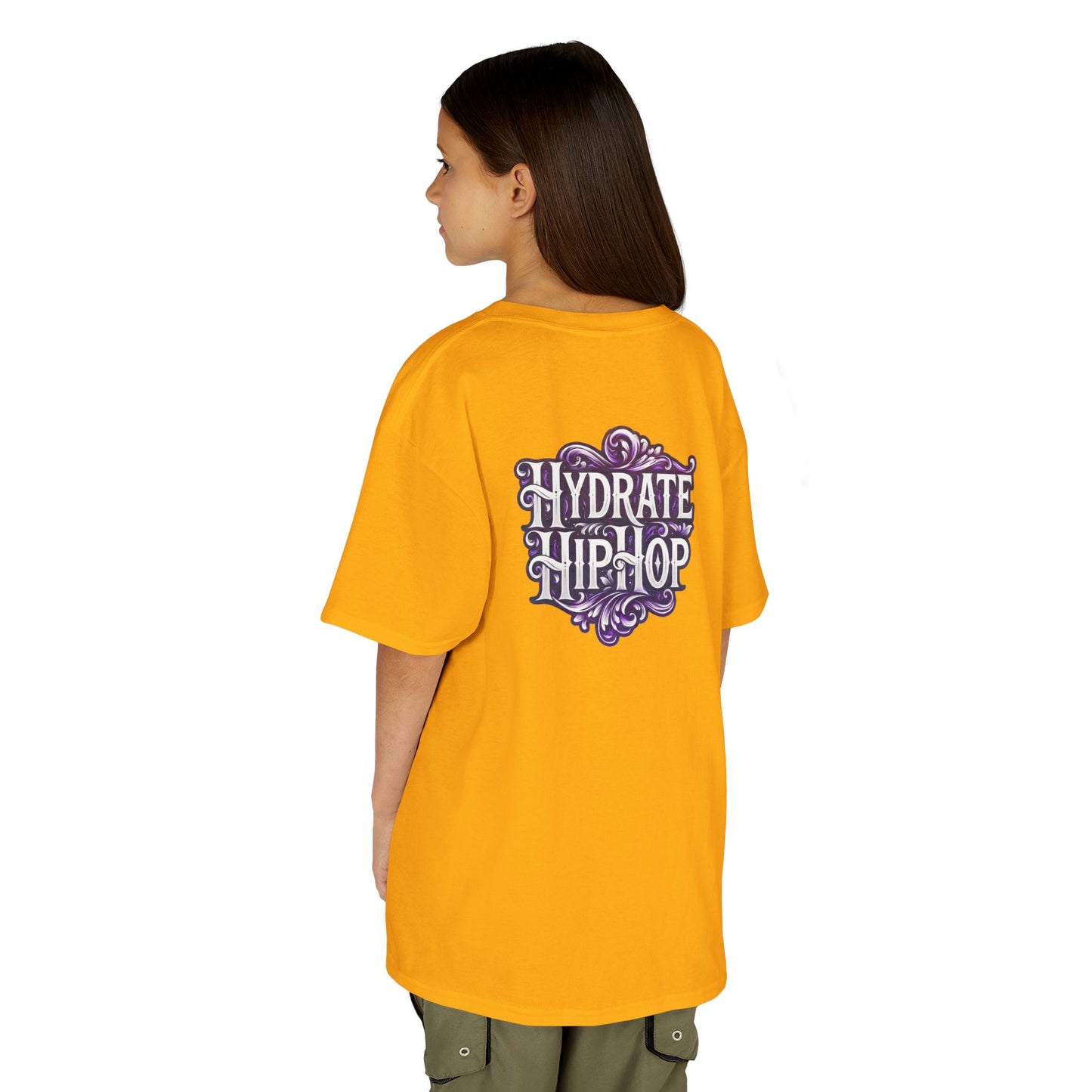 Kids Tee — "Original Soul" Front, "Hydrate Hip-Hop" Back Artistic Graphic