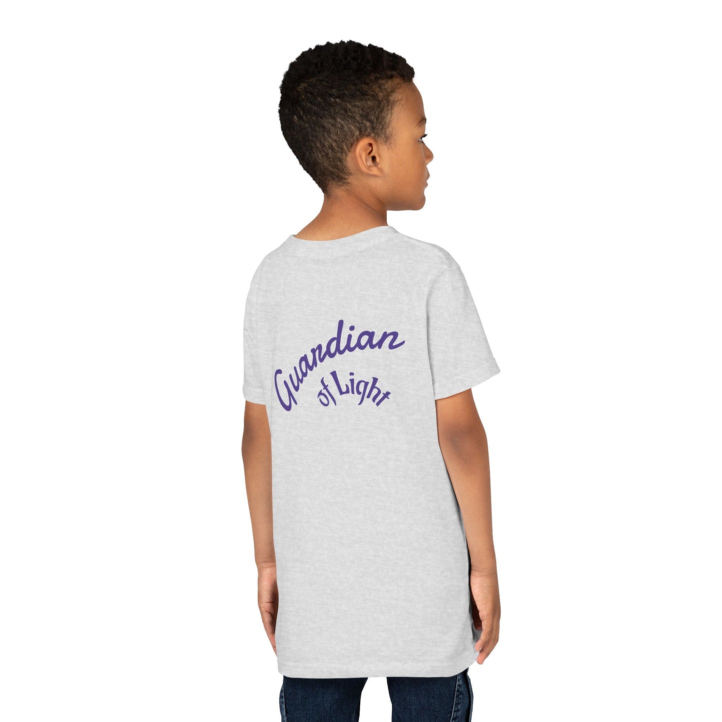 Youth Tee — Guardian of Light Fantasy Sword Graphic