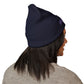 Original Soul Embroidered Beanie — Classic Cuffed Knit Hat