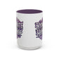 Hydrate Hip Hop Accent Coffee Mug — Purple Typography Tea & Coffee Cup (11/15oz)