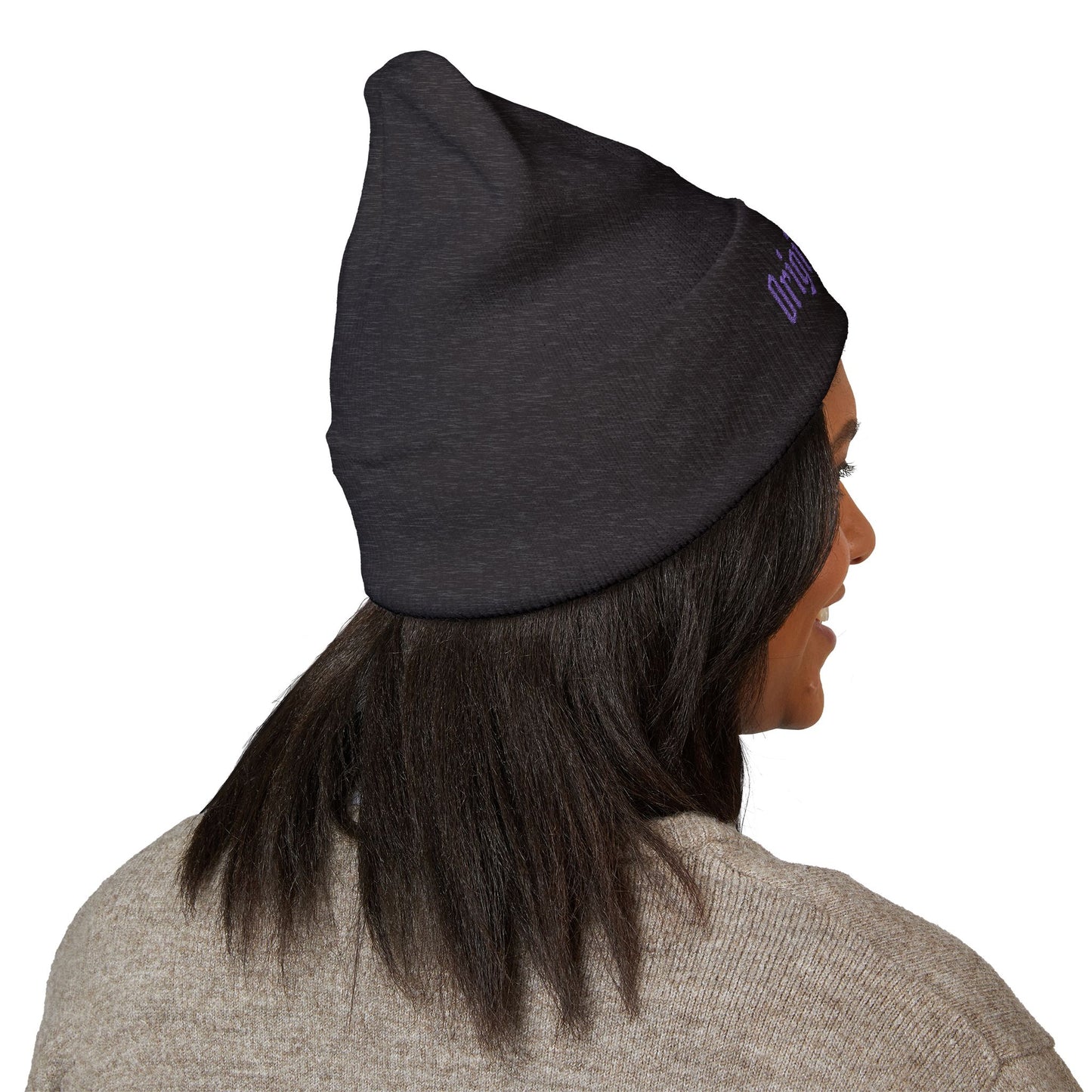 Original Soul Embroidered Beanie — Classic Cuffed Knit Hat