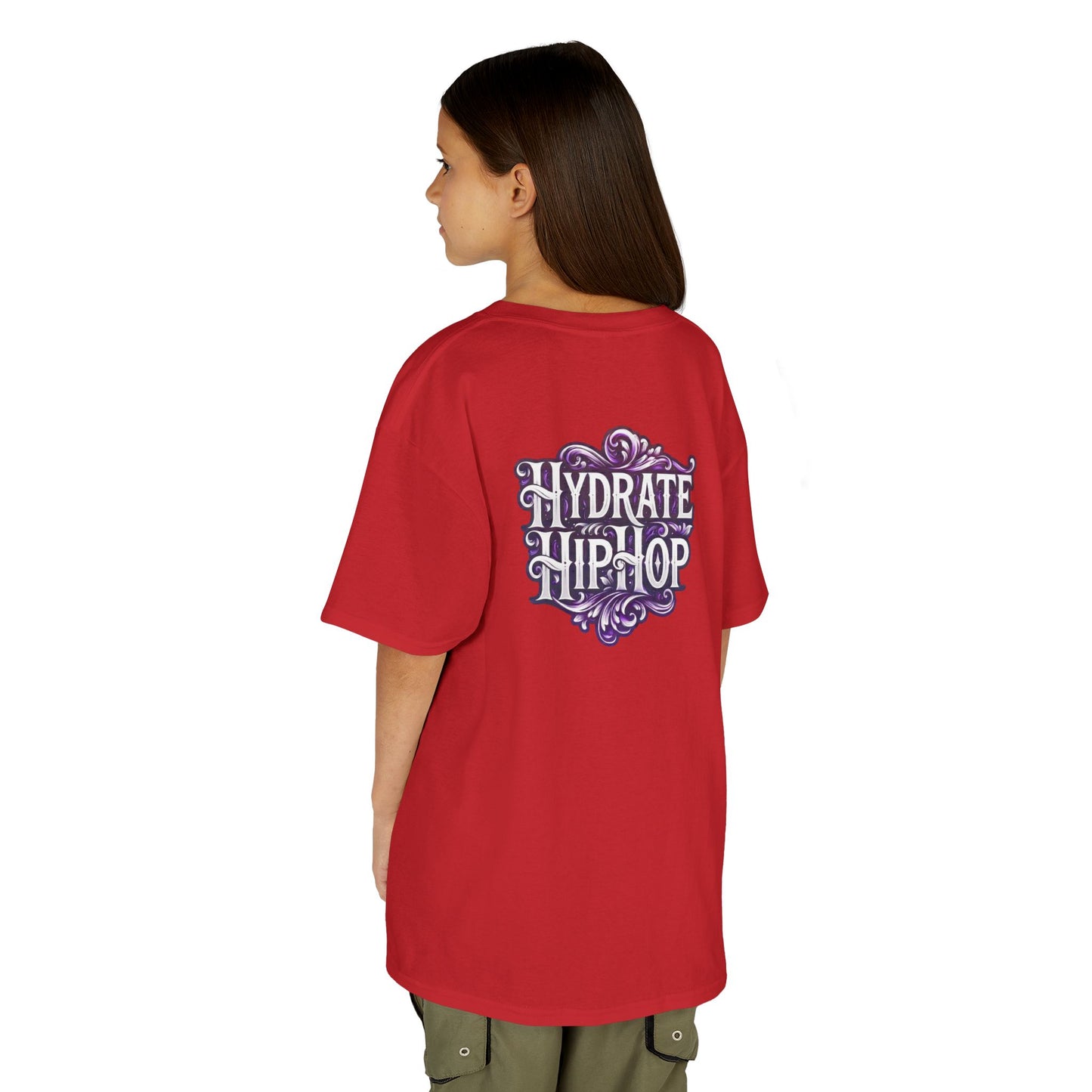 Kids Tee — "Original Soul" Front, "Hydrate Hip-Hop" Back Artistic Graphic