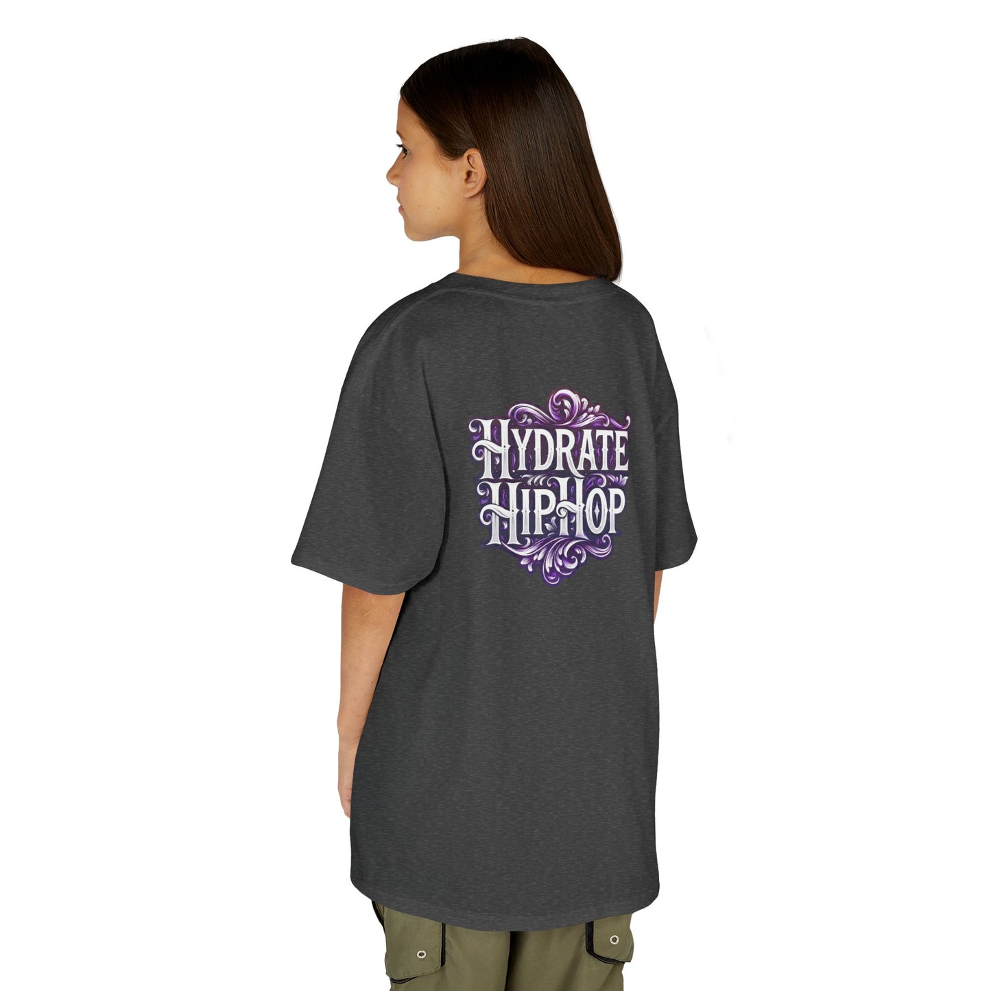 Kids Tee — "Original Soul" Front, "Hydrate Hip-Hop" Back Artistic Graphic