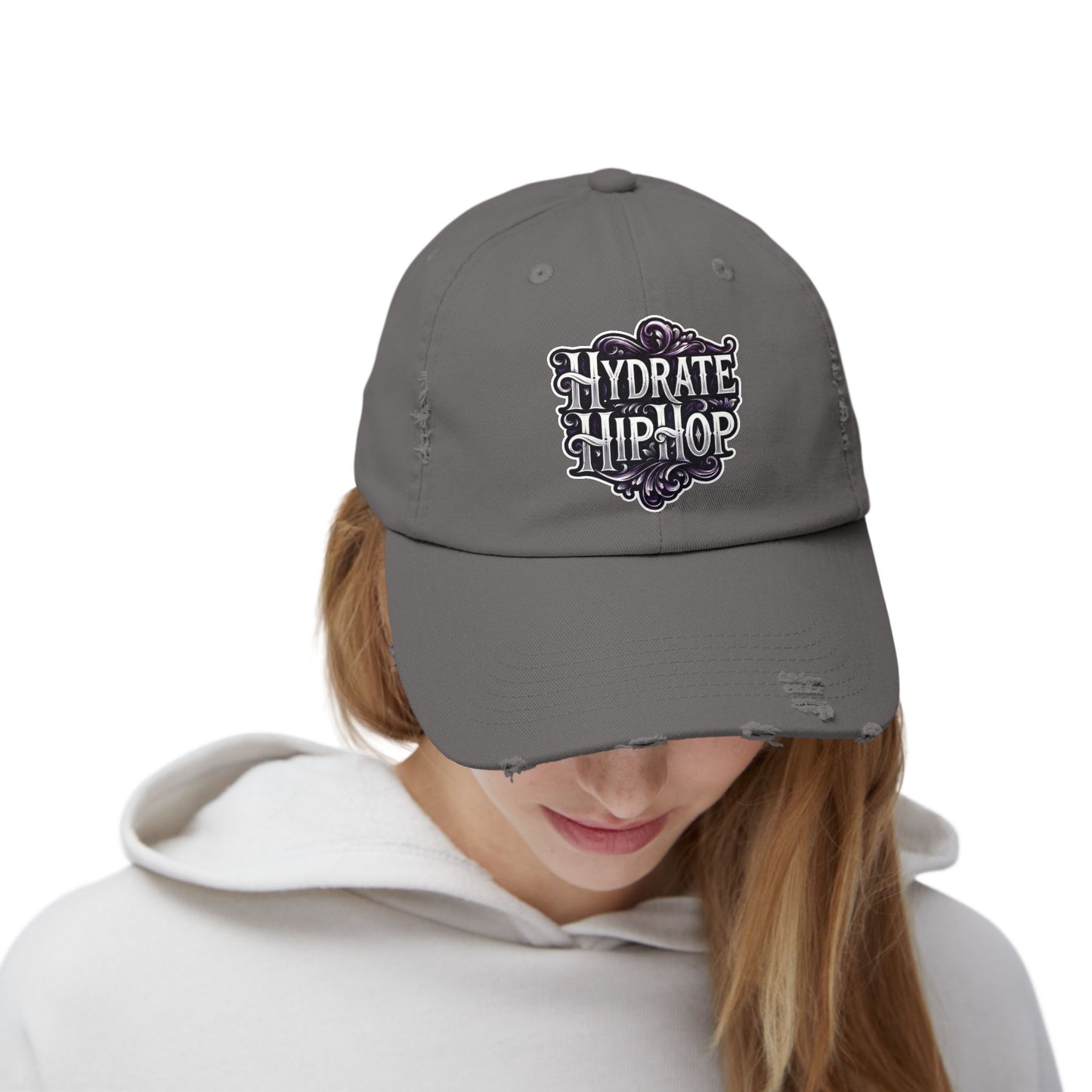 Hydrate Hip Hop Distressed Cap