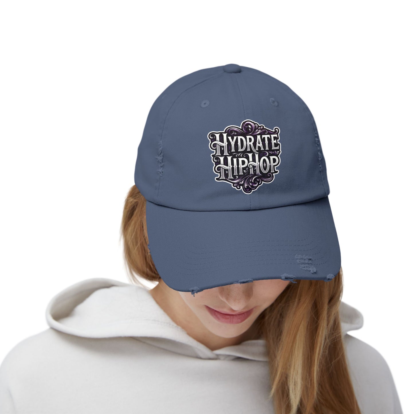Hydrate Hip Hop Distressed Cap