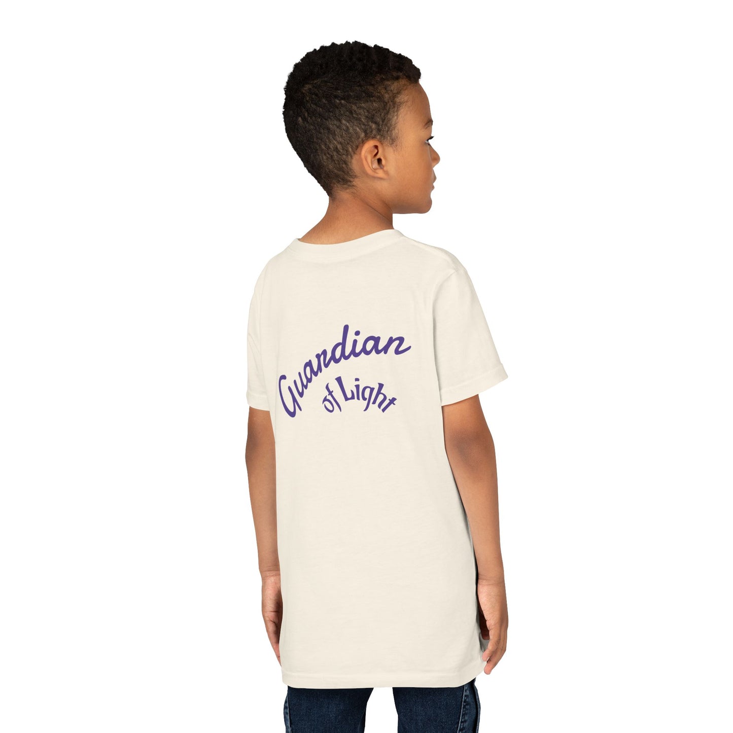 Youth Tee — Guardian of Light Fantasy Sword Graphic