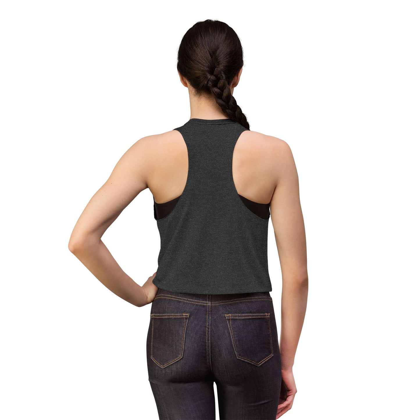 Hydrate Hip Hop Women's Crop Top – Retro Typography Fitness Tank