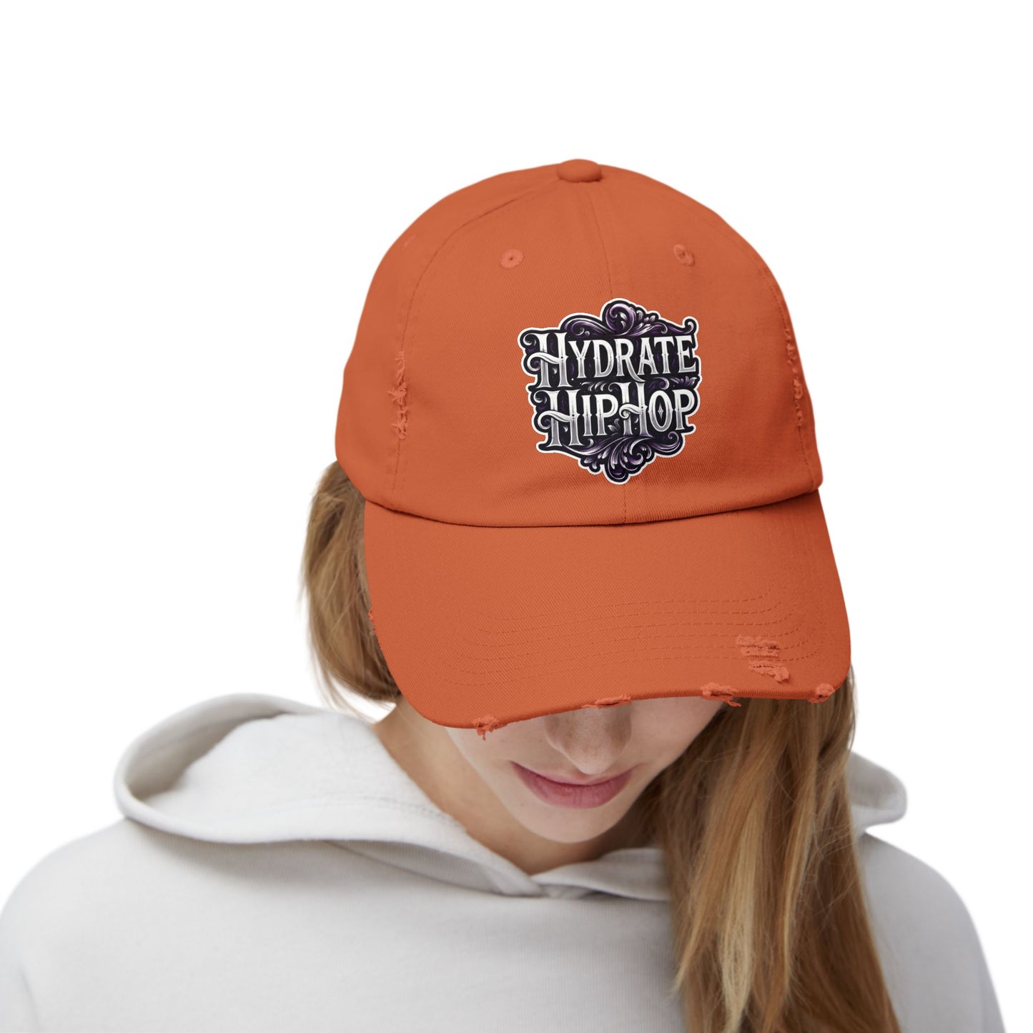 Hydrate Hip Hop Distressed Cap