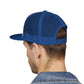 Original Soul Trucker Cap — Embroidered Purple Script Mesh Snapback