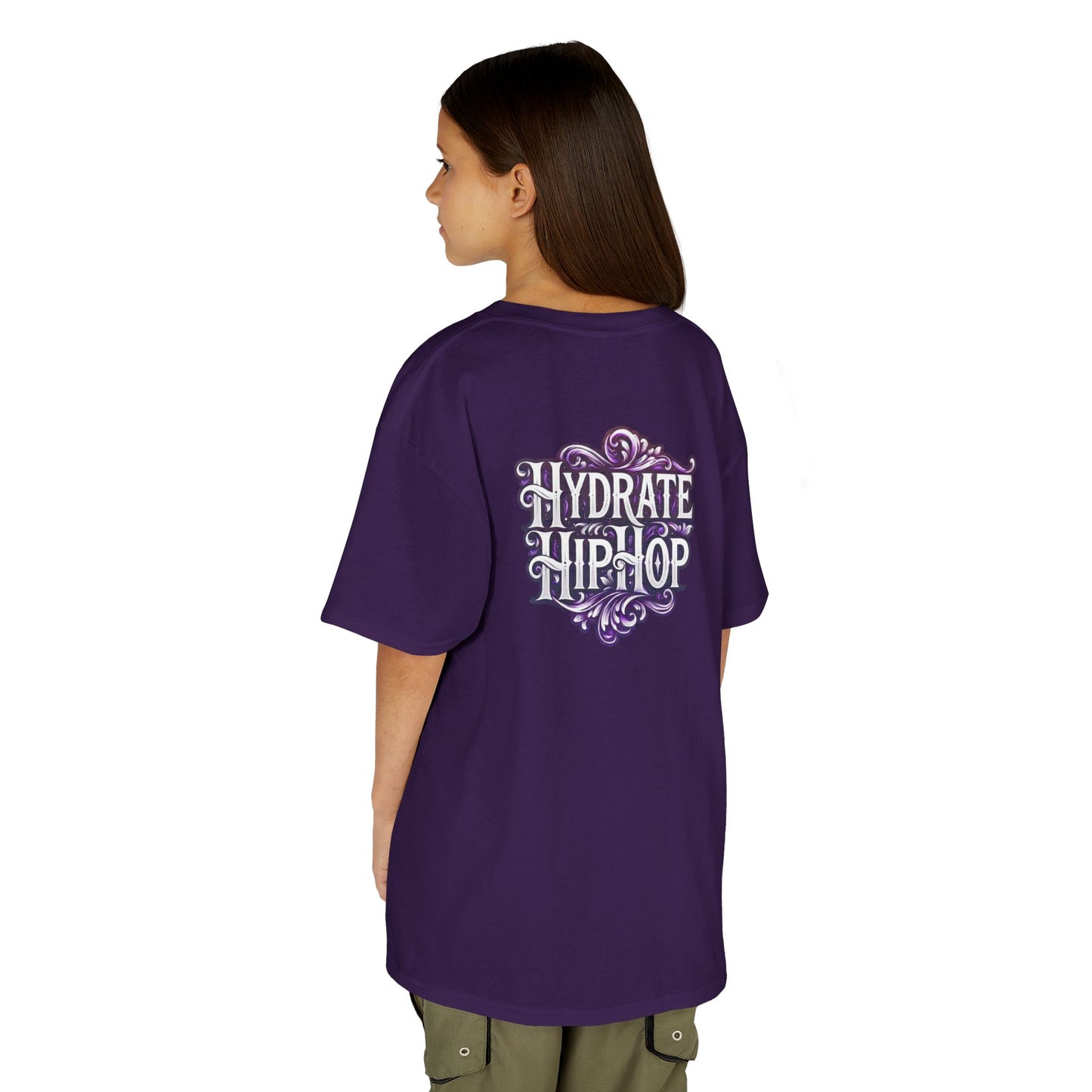 Kids Tee — "Original Soul" Front, "Hydrate Hip-Hop" Back Artistic Graphic