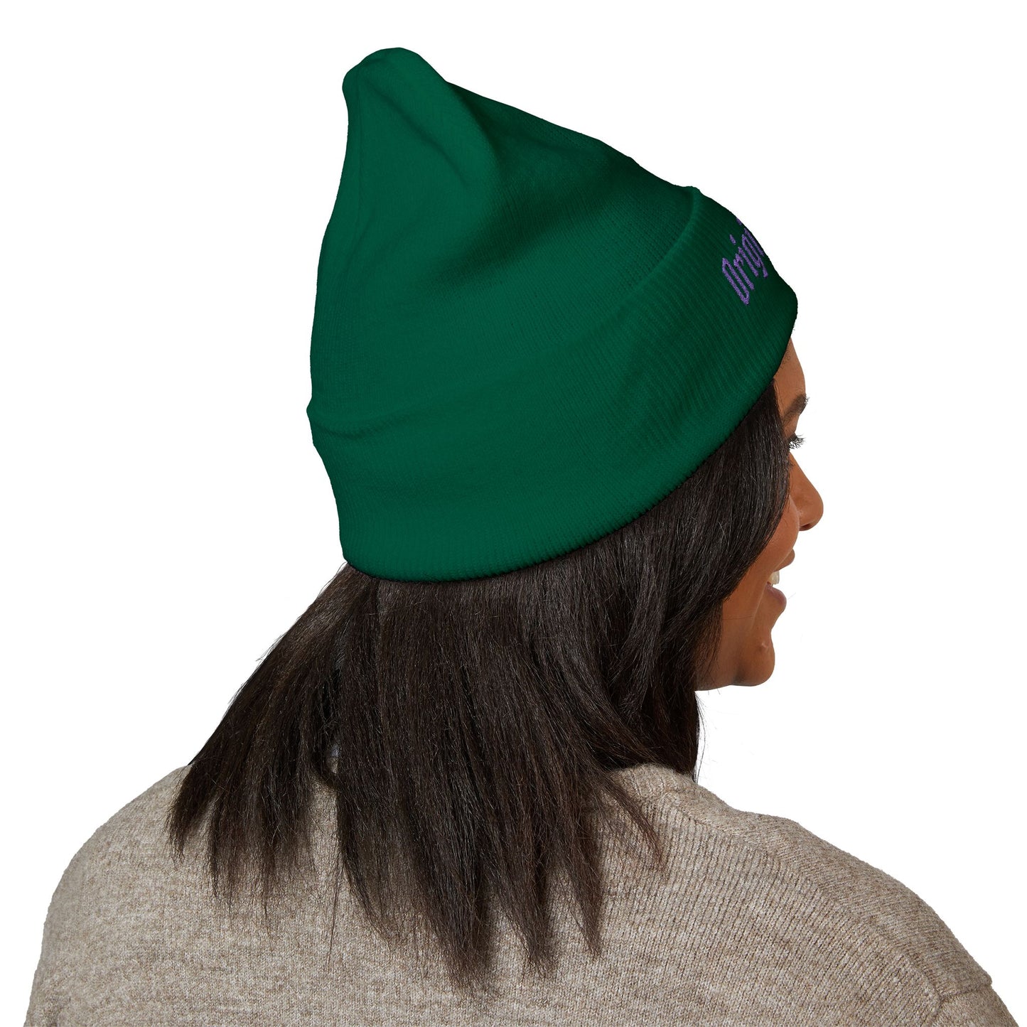 Original Soul Embroidered Beanie — Classic Cuffed Knit Hat