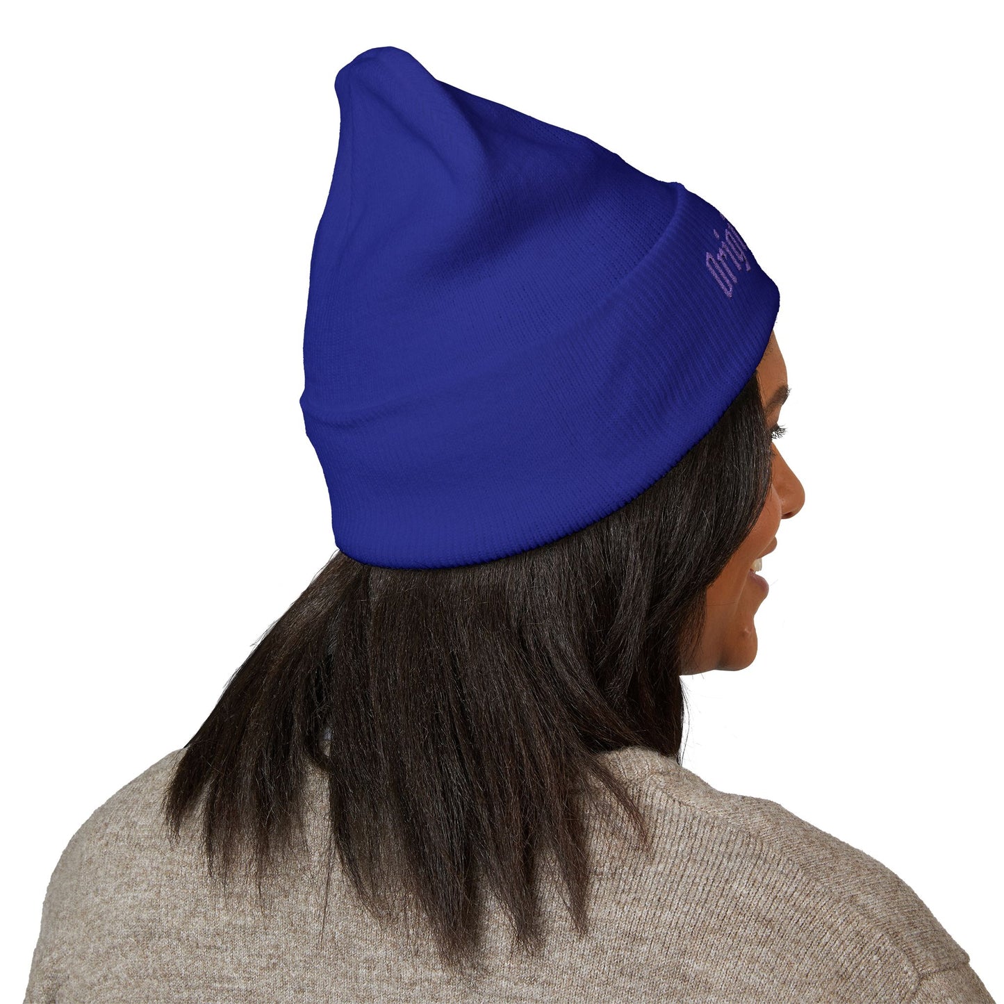 Original Soul Embroidered Beanie — Classic Cuffed Knit Hat