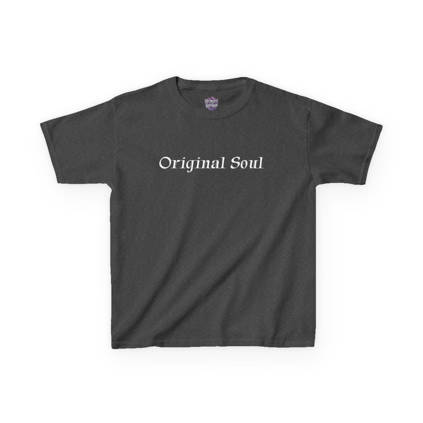 Kids Tee — "Original Soul" Front, "Hydrate Hip-Hop" Back Artistic Graphic