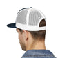 Original Soul Trucker Cap — Embroidered Purple Script Mesh Snapback