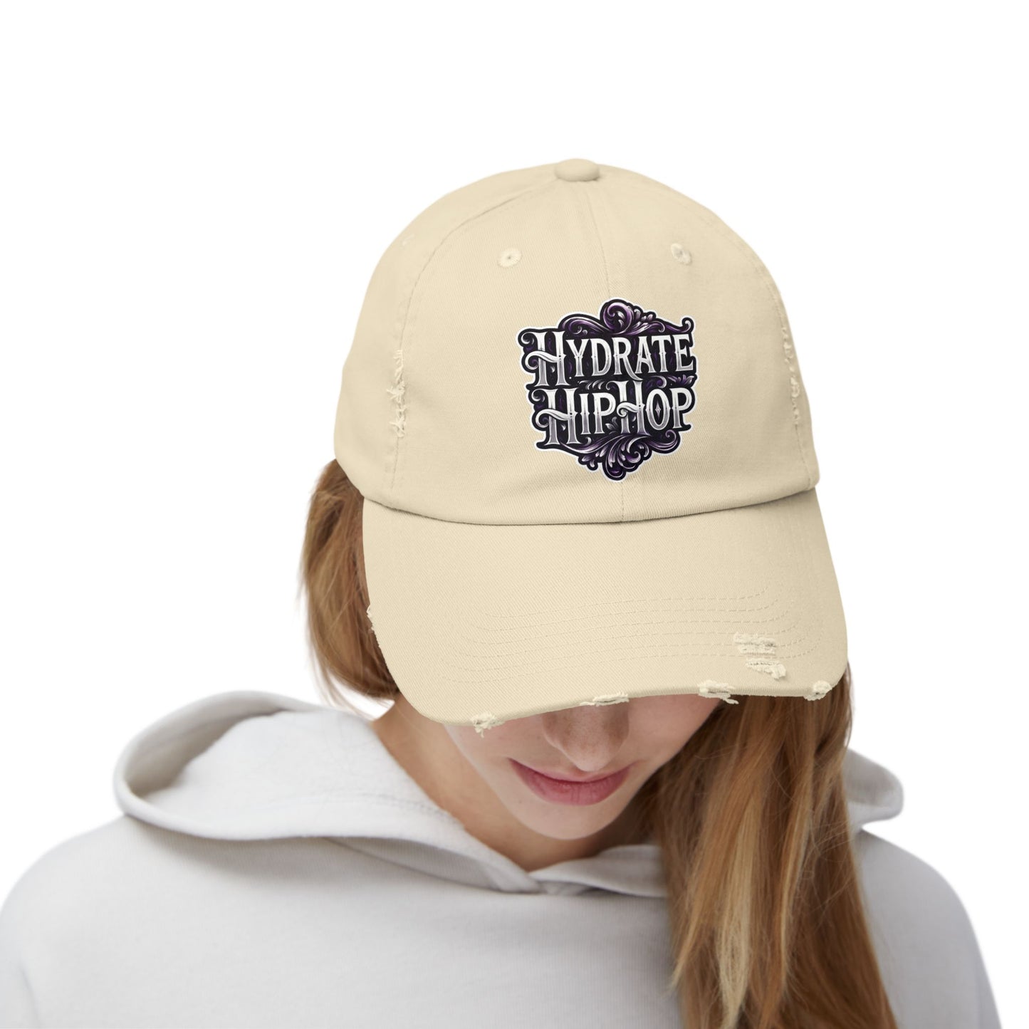 Hydrate Hip Hop Distressed Cap