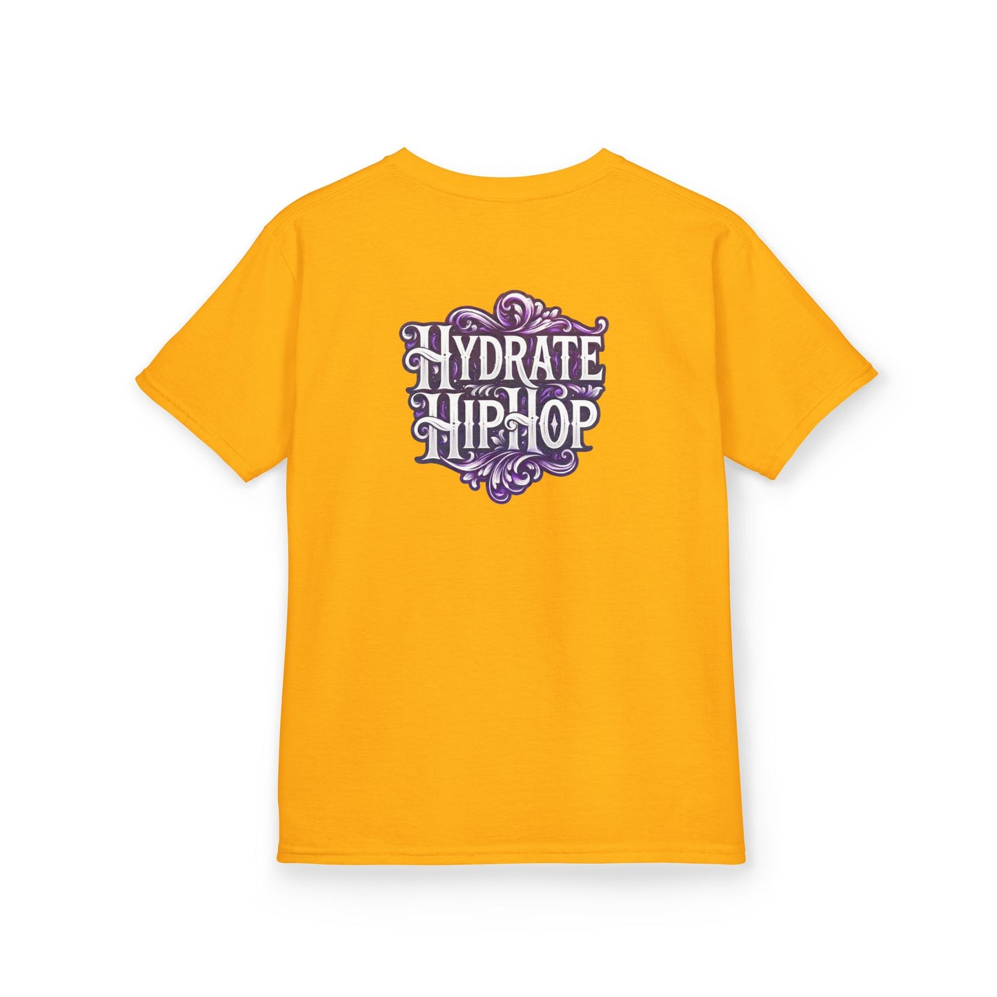 Kids Tee — "Original Soul" Front, "Hydrate Hip-Hop" Back Artistic Graphic