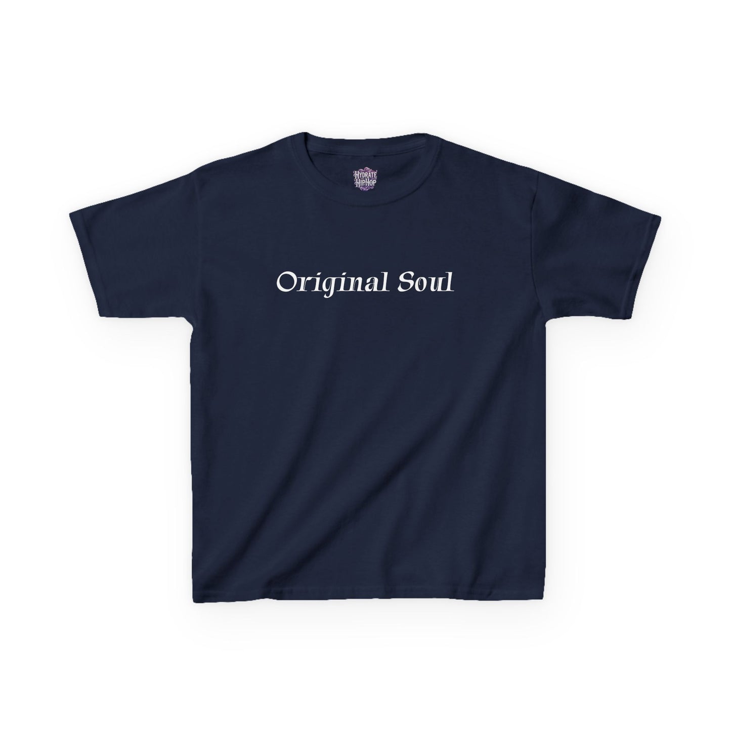 Kids Tee — "Original Soul" Front, "Hydrate Hip-Hop" Back Artistic Graphic