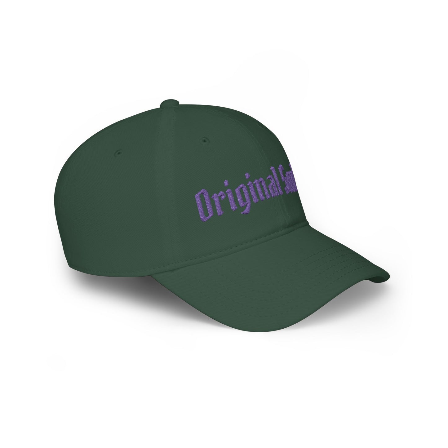 Original Soul Low Profile Baseball Cap — Retro Script Embroidered Hat