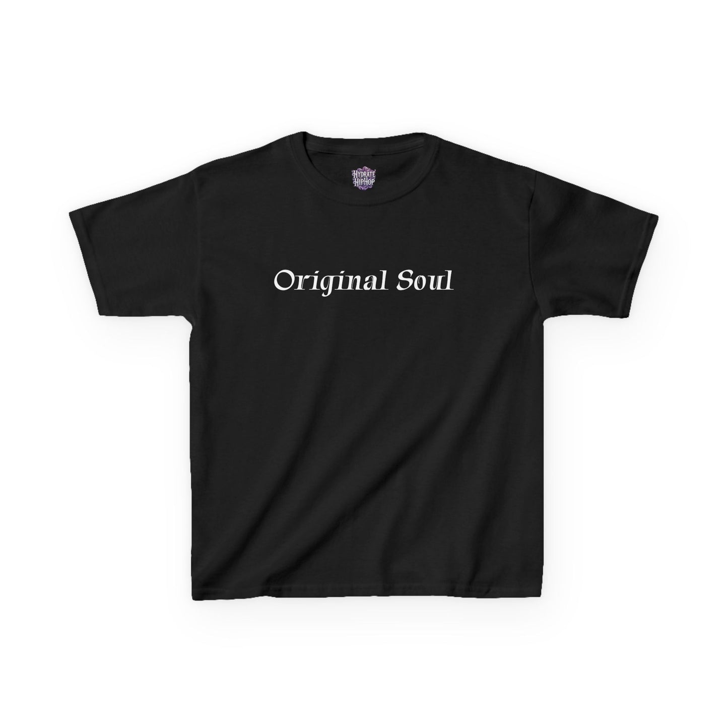Kids Tee — "Original Soul" Front, "Hydrate Hip-Hop" Back Artistic Graphic