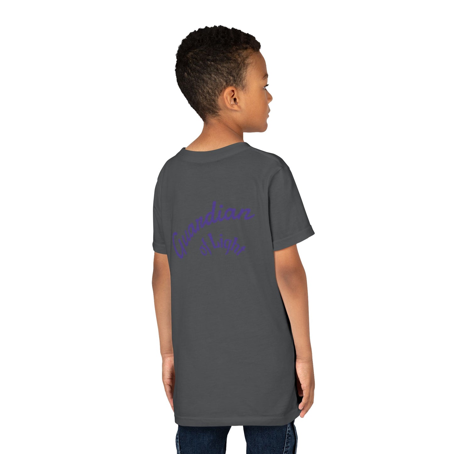Youth Tee — Guardian of Light Fantasy Sword Graphic