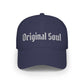 Original Soul Embroidered Baseball Cap — Retro Gothic Script Low-Profile Hat