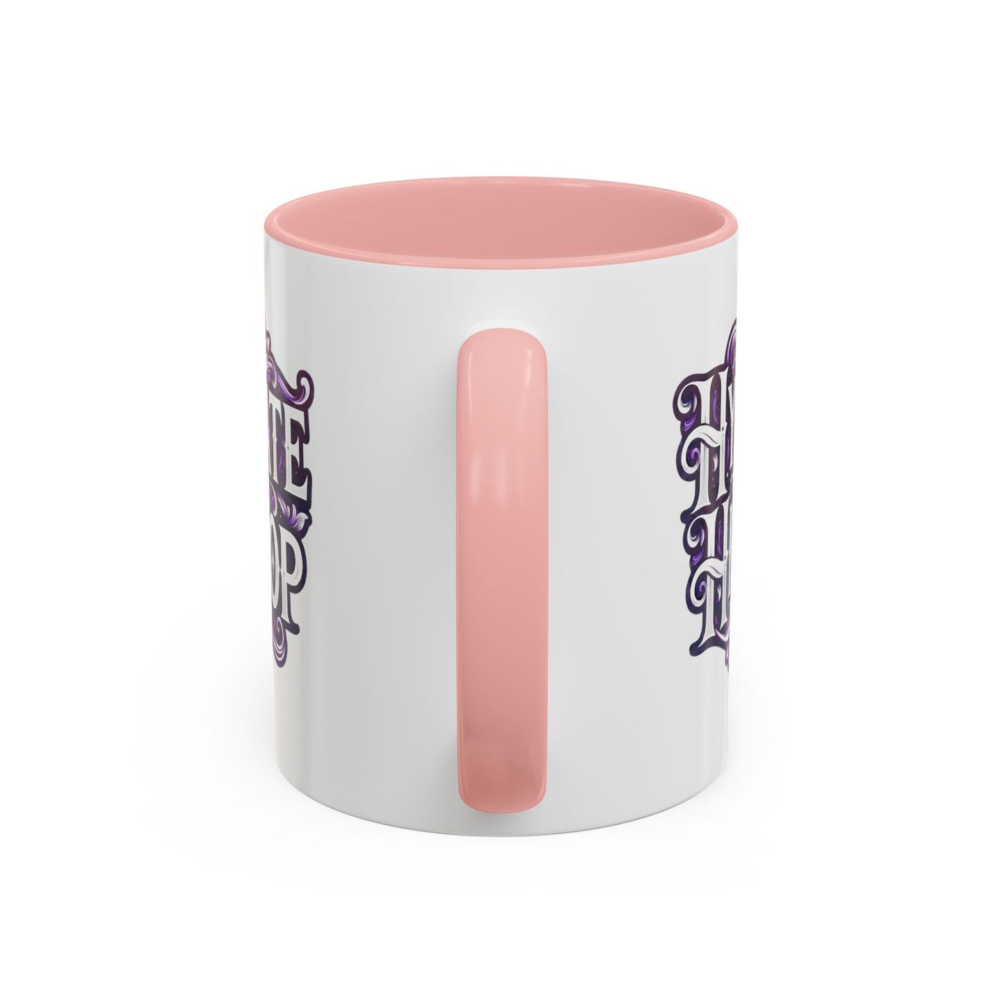 Hydrate Hip Hop Accent Coffee Mug — Purple Typography Tea & Coffee Cup (11/15oz)