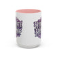 Hydrate Hip Hop Accent Coffee Mug — Purple Typography Tea & Coffee Cup (11/15oz)