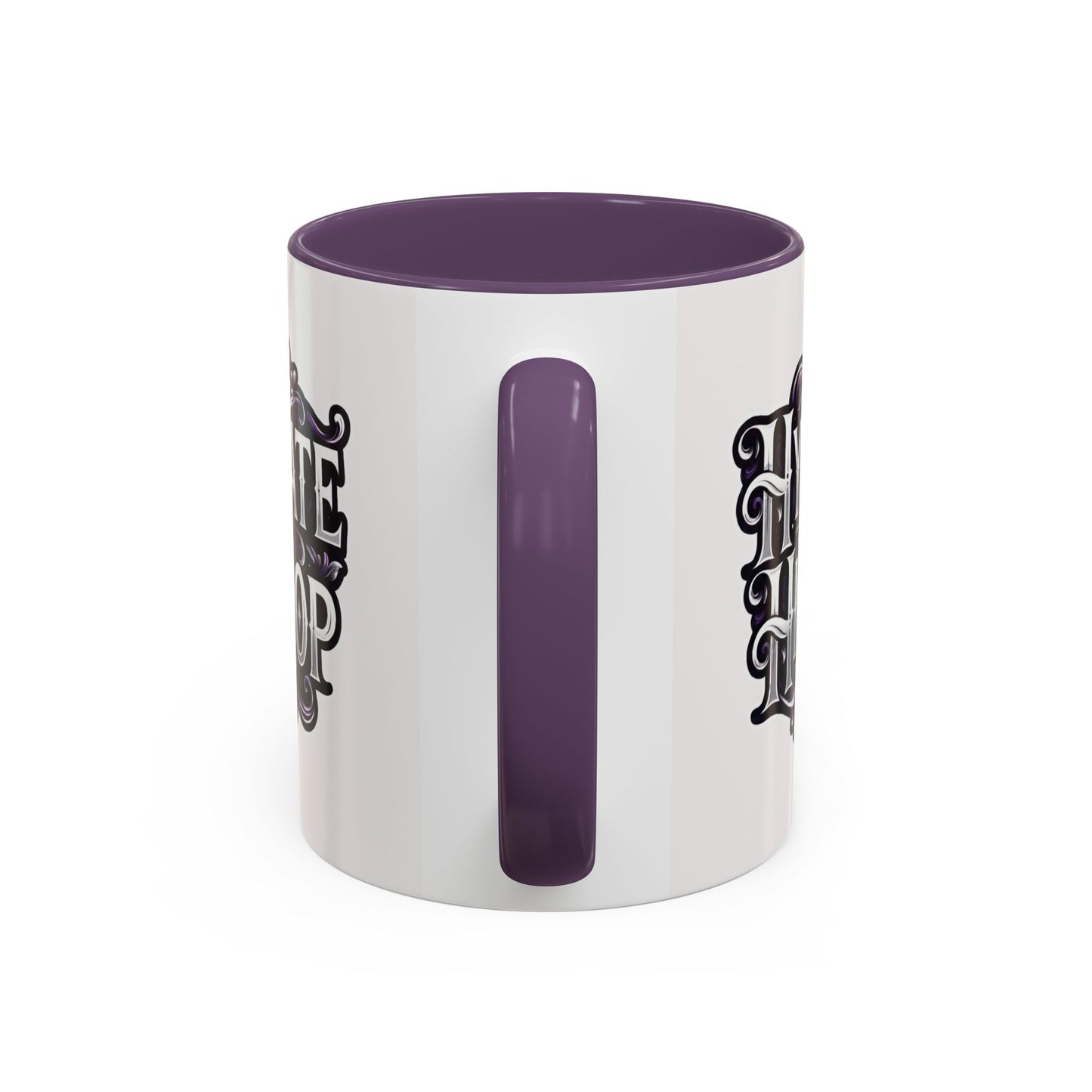 Hydrate Hip Hop Accent Coffee Mug – Retro Script Beverage Cup (11/15oz)