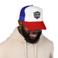 Hydrate Hip Hop Trucker Hat - Retro Script Foam Mesh Cap