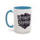 Hydrate Hip Hop Accent Coffee Mug – Retro Script Beverage Cup (11/15oz)