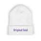 Original Soul Embroidered Beanie — Classic Cuffed Knit Hat