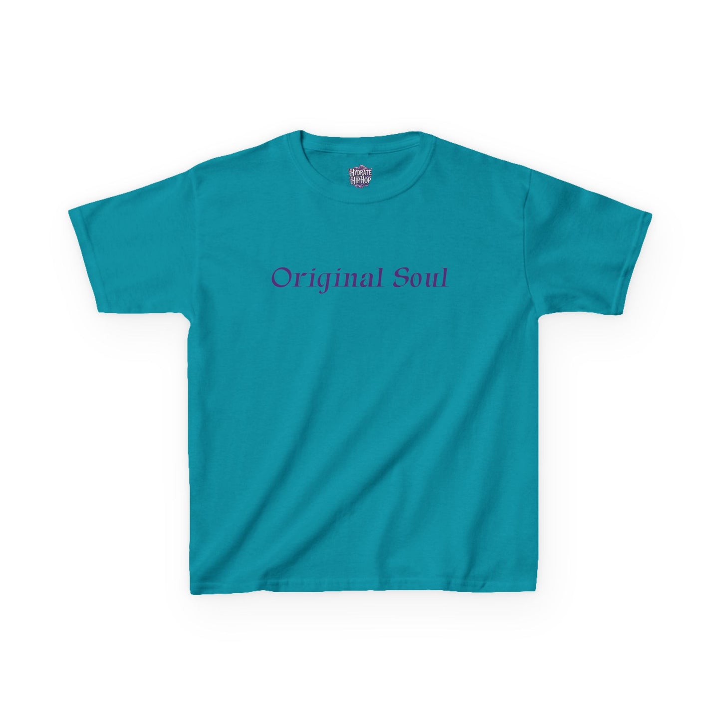 Kids Tee — "Original Soul" Front, "Hydrate Hip-Hop" Back Artistic Graphic