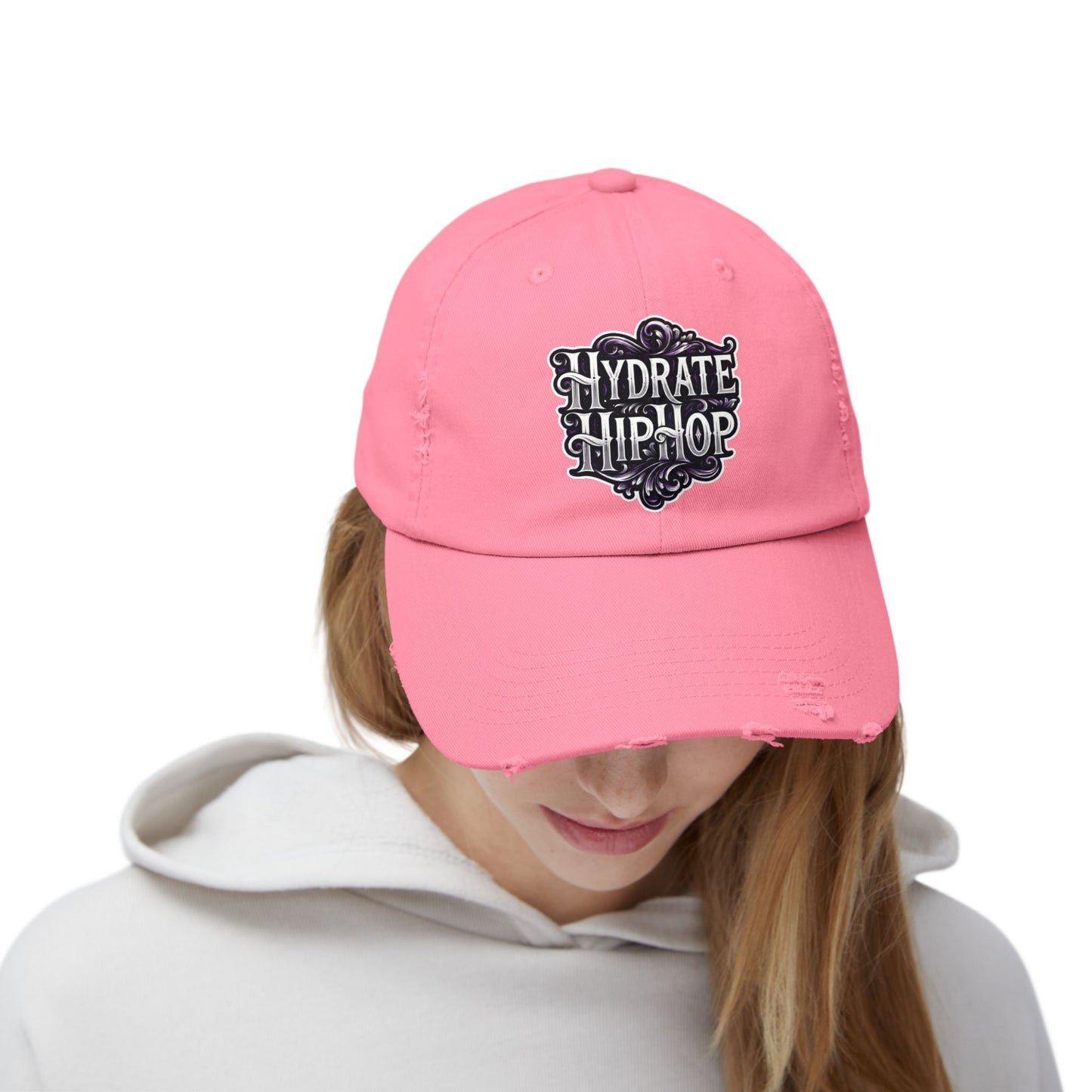 Hydrate Hip Hop Distressed Cap