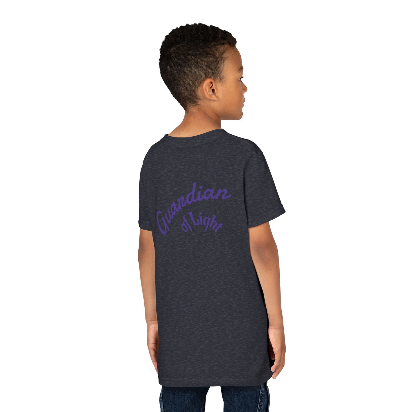 Youth Tee — Guardian of Light Fantasy Sword Graphic