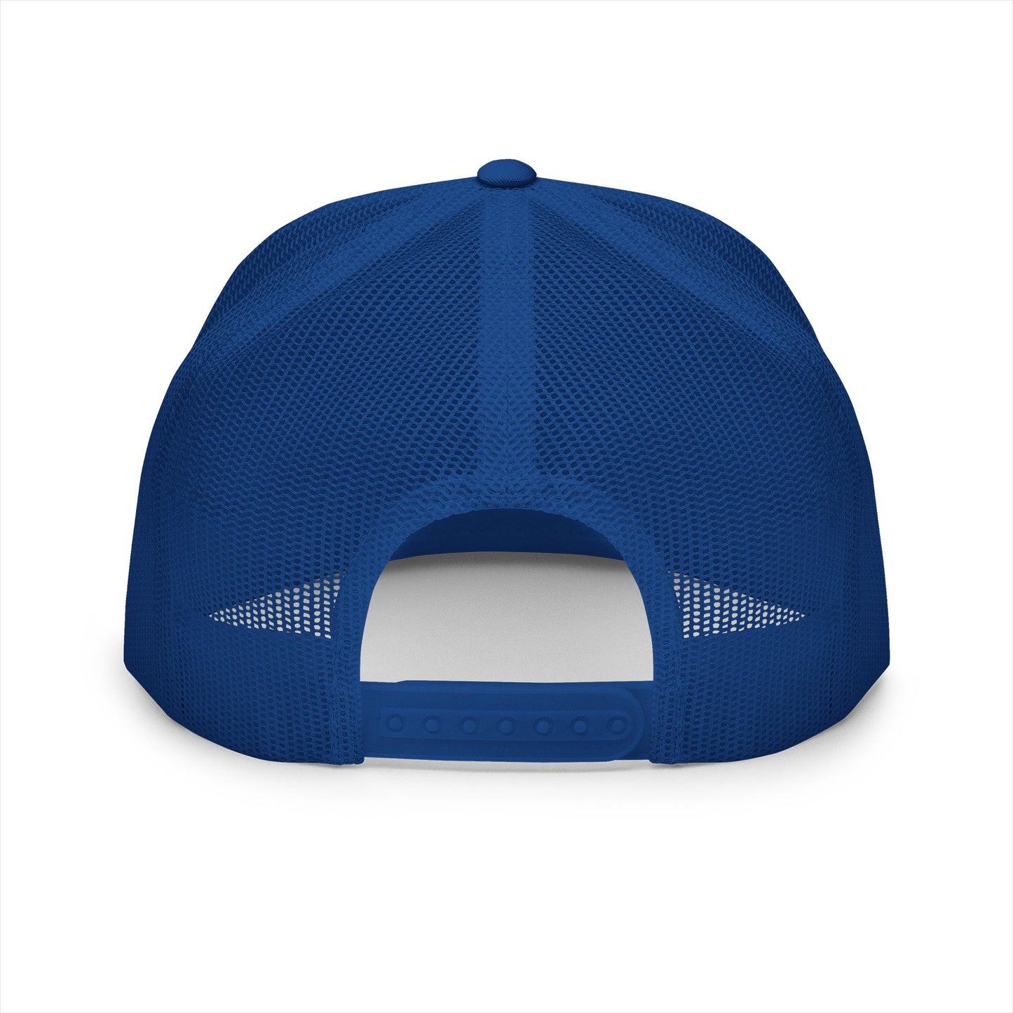 Original Soul Trucker Cap — Embroidered Purple Script Mesh Snapback