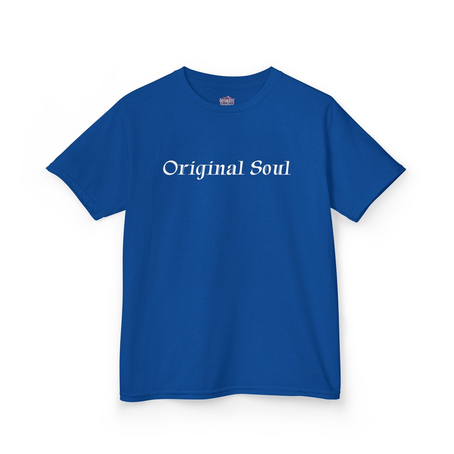 Kids Tee — "Original Soul" Front, "Hydrate Hip-Hop" Back Artistic Graphic