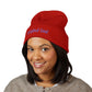 Original Soul Embroidered Beanie — Classic Cuffed Knit Hat