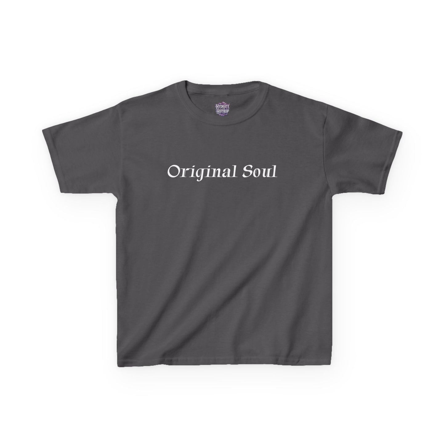 Kids Tee — "Original Soul" Front, "Hydrate Hip-Hop" Back Artistic Graphic