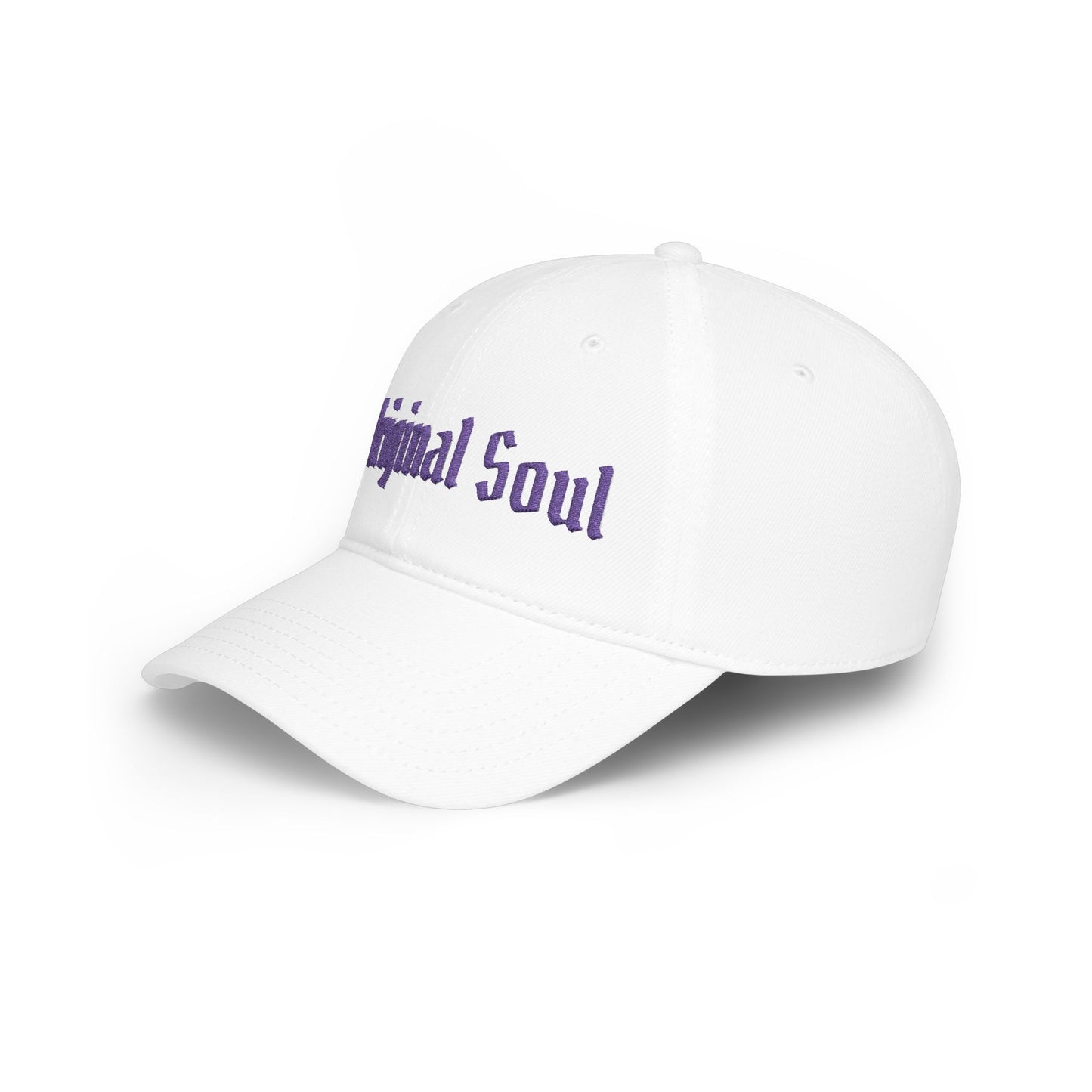 Original Soul Low Profile Baseball Cap — Retro Script Embroidered Hat