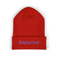 Original Soul Embroidered Beanie — Classic Cuffed Knit Hat