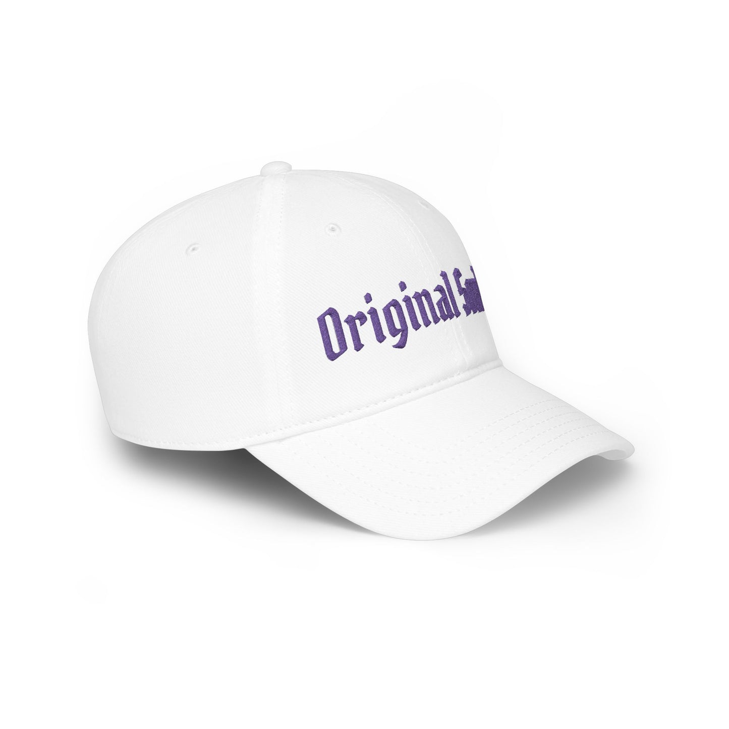 Original Soul Low Profile Baseball Cap — Retro Script Embroidered Hat