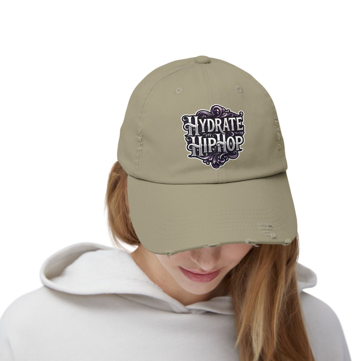 Hydrate Hip Hop Distressed Cap
