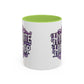 Hydrate Hip Hop Accent Coffee Mug — Purple Typography Tea & Coffee Cup (11/15oz)