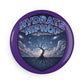 Hydrate HipHop Round Button Magnet — Tree of Life Cosmic Design
