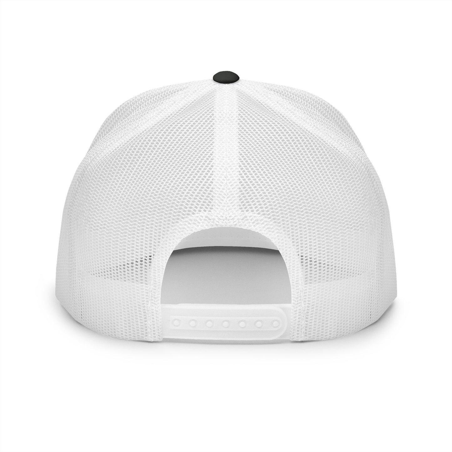 Original Soul Trucker Cap — Embroidered Purple Script Mesh Snapback