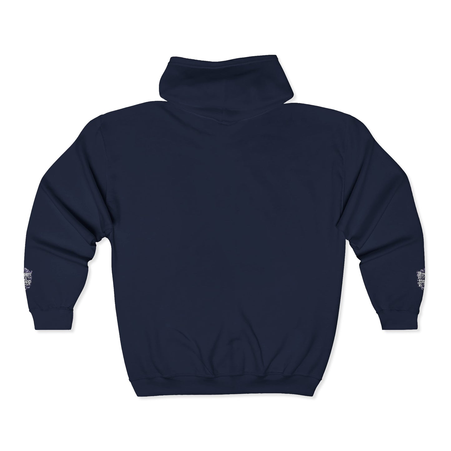 Original Soul Zip Hoodie — Minimal Embroidered Full-Zip Sweatshirt