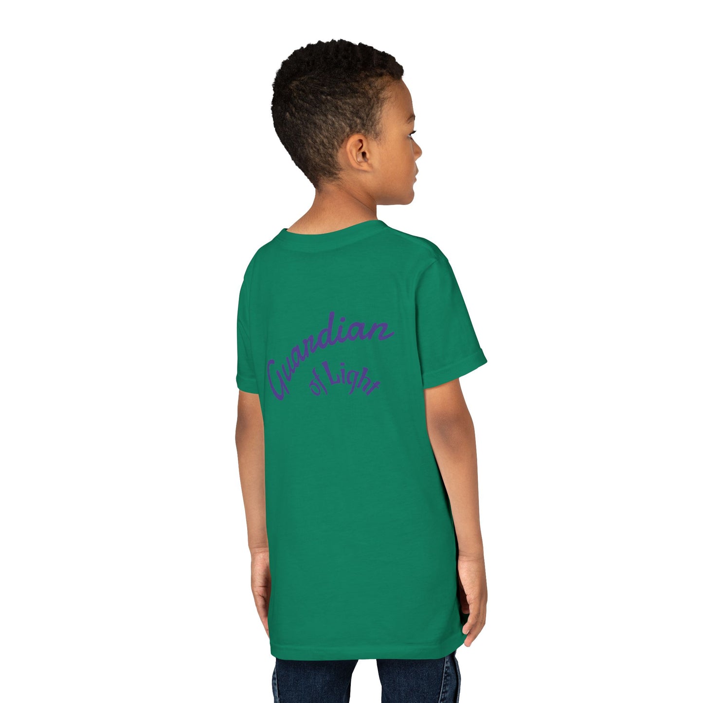 Youth Tee — Guardian of Light Fantasy Sword Graphic