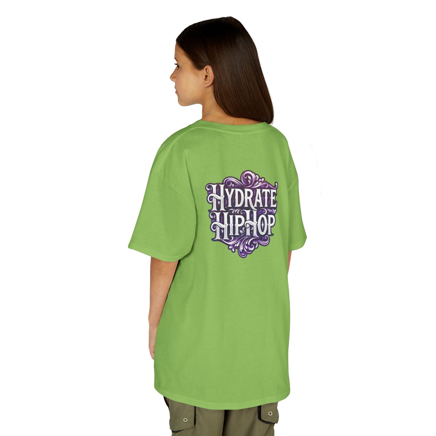 Kids Tee — "Original Soul" Front, "Hydrate Hip-Hop" Back Artistic Graphic
