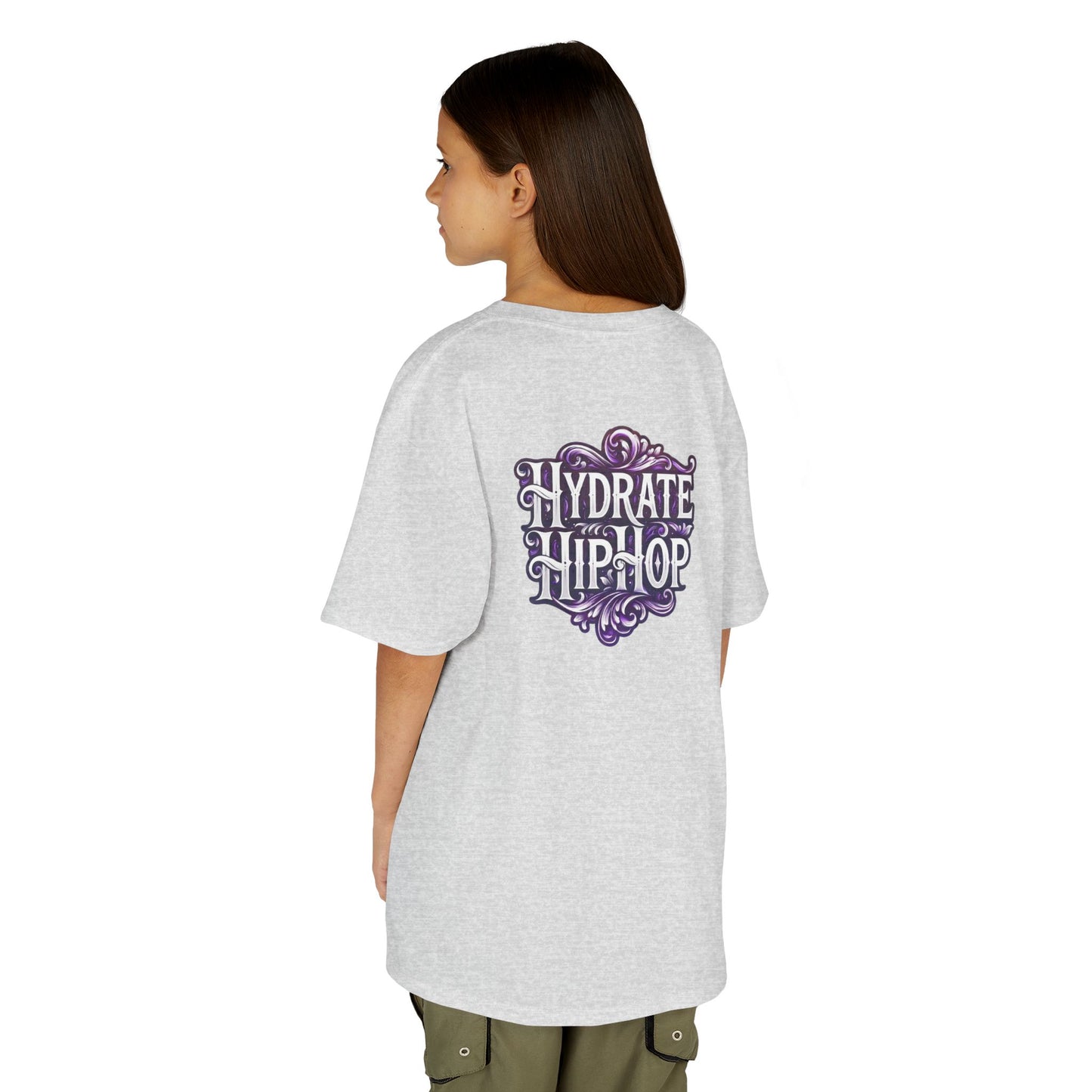 Kids Tee — "Original Soul" Front, "Hydrate Hip-Hop" Back Artistic Graphic