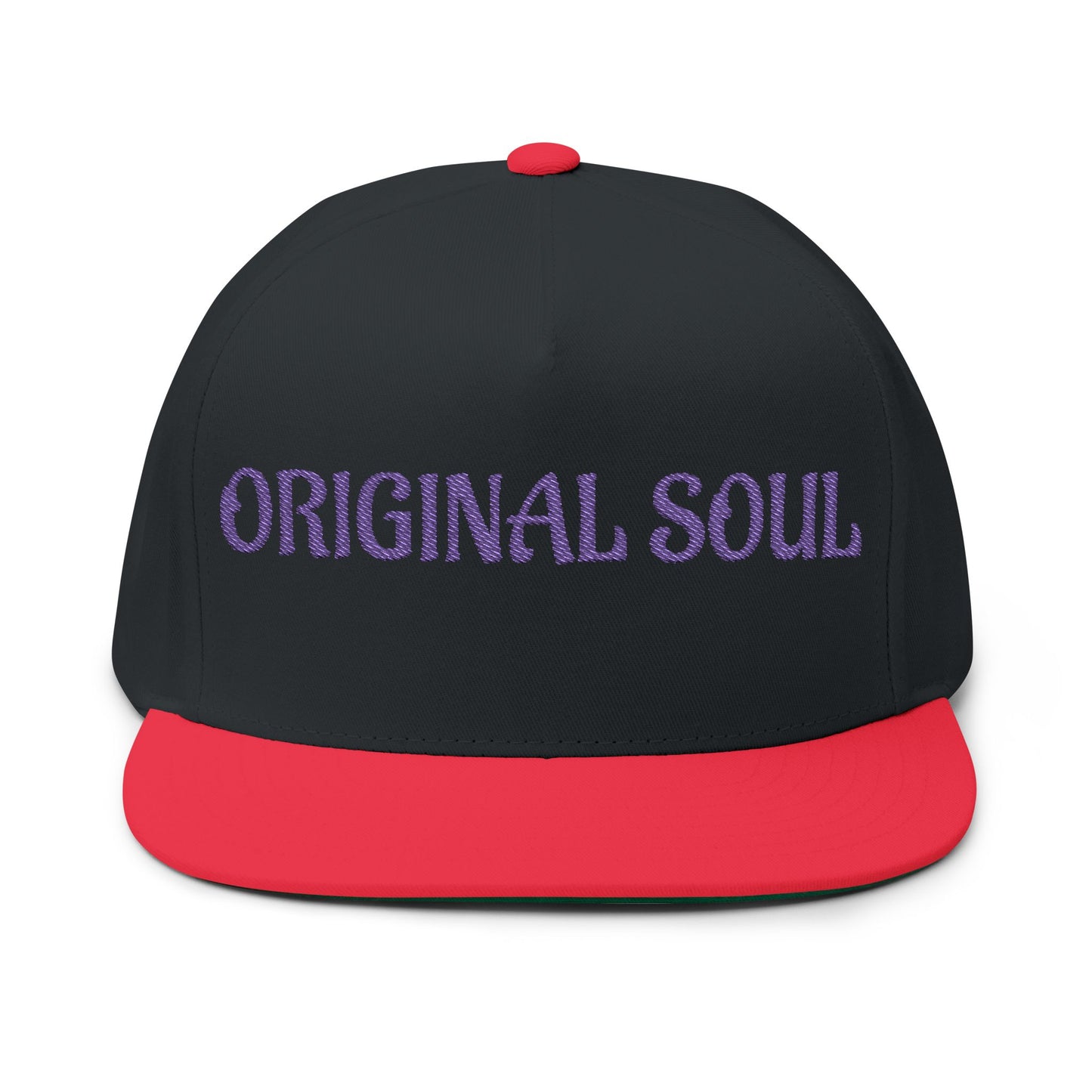 Original Soul Embroidered Flat Bill Cap